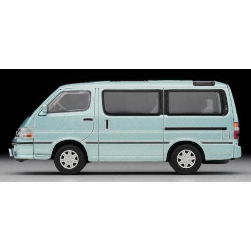 Tomytec Tomica Limited Vintage Neo 1/64 Scale LV-N216b Toyota Hiace Wagon Super Custom G (2002 Model), Light Green, Finished Model, 312475