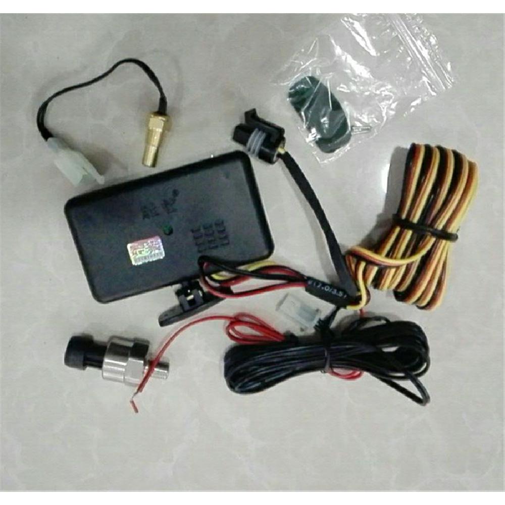 3In1 Car Oil Pressure Gauge Voltmeter Water Temperature Gauge Meter With Sensors