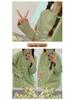 Women's Plus Size Cartoon Pajama Set: Long-Sleeve Spring/Fall Home Wear, Loose Fit, Suitable for Outdoors