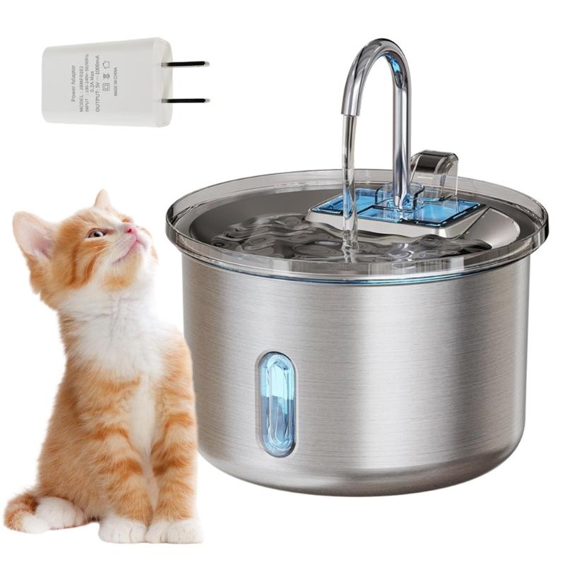 Cats Water Fountains Dogs Water Dispenser Big Capacity Super Mute Automatic Low Noise Waterer 1