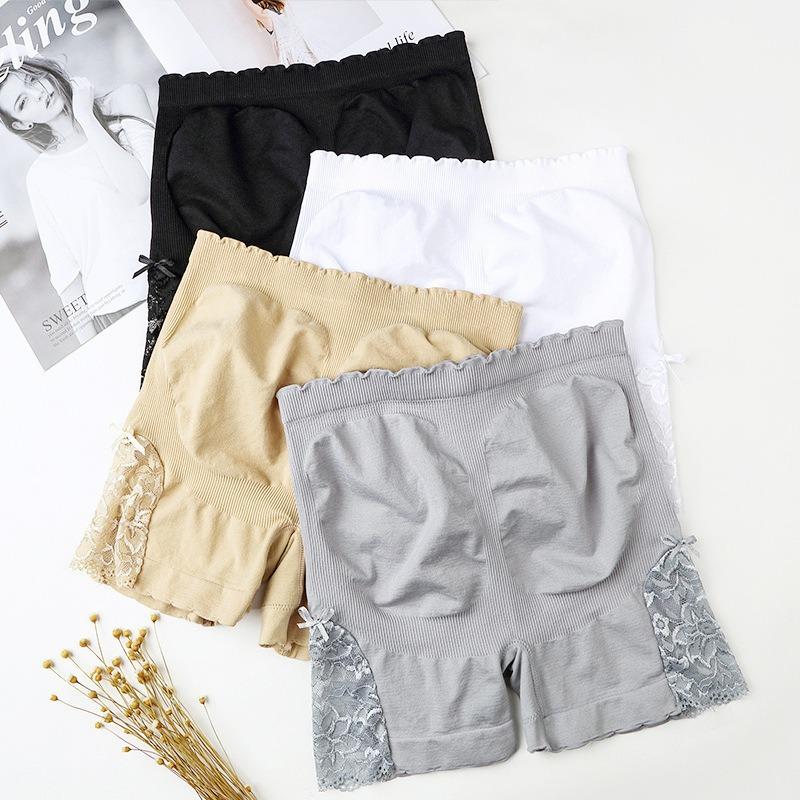Lace Bow Safety Pants Summer Anti-slip Shorts Insurance Boxers Three Points Can Wear Leggings Women