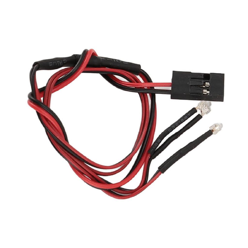 5Pcs RC Car Light 3mm High Brightness Mushroom LED Beads RC LED Lights Kit for SCX24 AXI00001 C10 1/24 1/18 Crawler