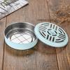 Stainless Steel Mosquito Coil Box Tray Shelf Home With Cover Ash Plate Fireproof Anti-scalding Creative Incense Stove Outdoor Mosquito Coil Plate