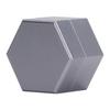 Billiard Chalk Lightweight and Portable Mini Billiard Chalk Hexagonal Pool Cue Chalk Box Billiard Accessories Holder, Case, Holder, (Gray)