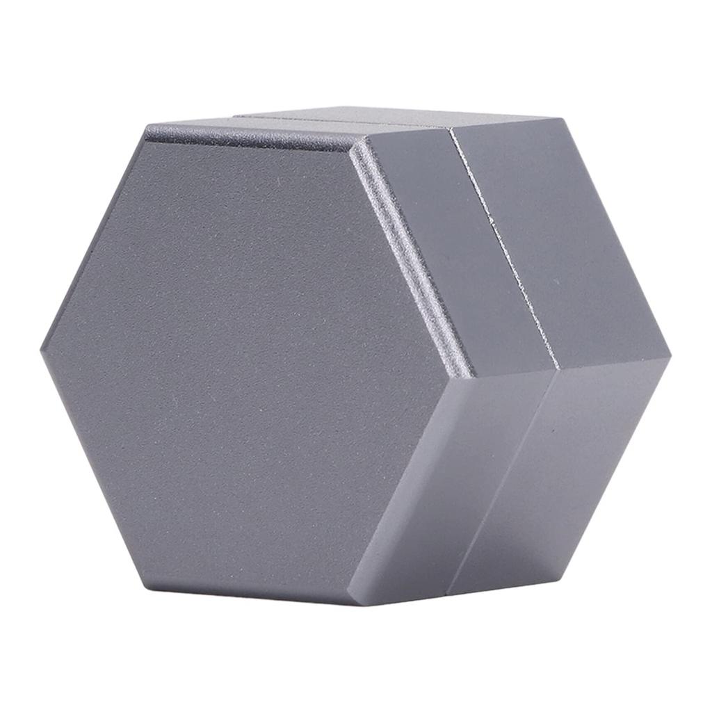 Billiard Chalk Lightweight and Portable Mini Billiard Chalk Hexagonal Pool Cue Chalk Box Billiard Accessories Holder, Case, Holder, (Gray)