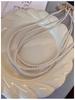 High-Gloss Mother-of-Pearl Necklace: Women's Exquisite, Durable, Strong Light Baby Rice Beads Clavicle Chain