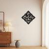 Arabic Black Metal Wall Art Islamic Decor for Living Room Ramadan Festival