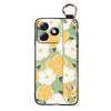 Anti-dust Soft case Phone Case For Ulefone Note18 Ultra Wristband Silicone Protective Oil Painting Fashion Design Flower
