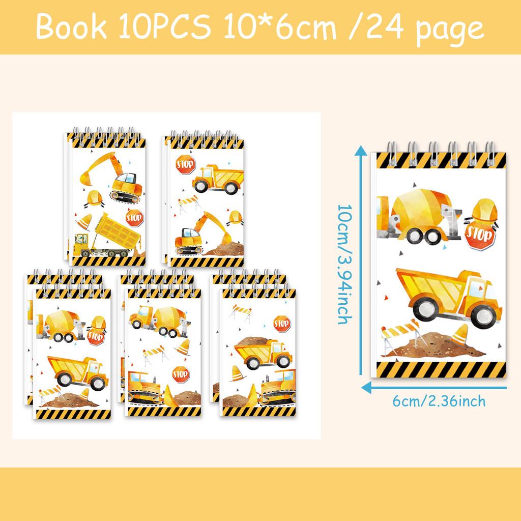 Vehicle Excavator Engineering Notepad For Children School Learning And Gifts