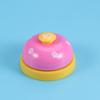 Pet Dog Potty Training Bell with Flat Wide Button for Easy Ringing Pleasant Loud Sound Works In Another Room Pink Black