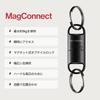 KeySmart MagConnect Pro Magnetic Keychain for Wallets and Car Keys, Detachable Key Ring, Quick Release Keychain, Black (3 Pack)
