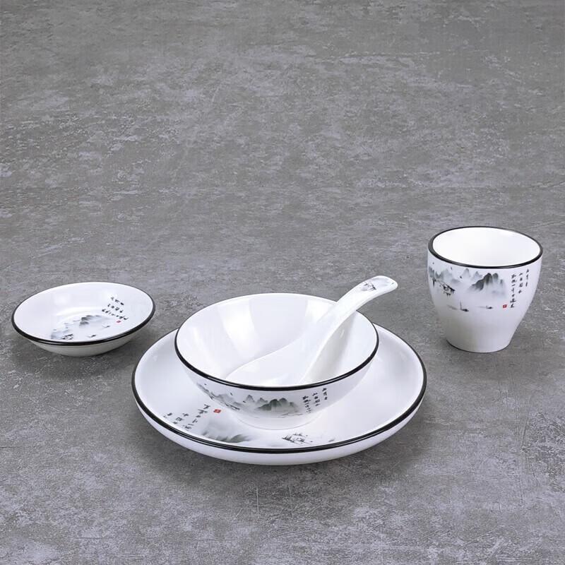 Süßes & Elegantes Bergfarben Chinesisches Keramik Geschirr Set