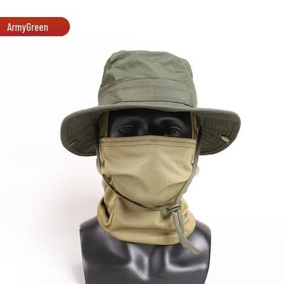 Camouflage Sonnenschutz Boonie Hut und Sturmhaube Set