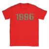 Unisexs TShirt 1996 Leopard Print 30th Birthday 30 Years Old Casual Cotton Tees Short Sleeve T Shirt Crewneck Clothing Printed