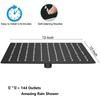 8"/10"/12" 304 Full Body Coverage Shower Set Large Rainfall Black Shower Head Stainless Steel Square Rain ShowerHead