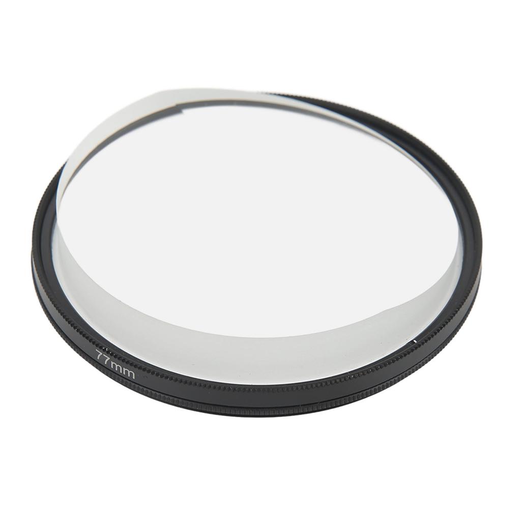 Double Sided Camera Filter 77mm Fractals Photography Prism with Ghost Effect for Selfie Video Shooting