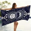 1pc Bohemian Sun&Moon Beach Towel Vintage Large Quick-drying Towel Suitable for Beach Yoga Pool Gym Towel Summer Gift for Friend