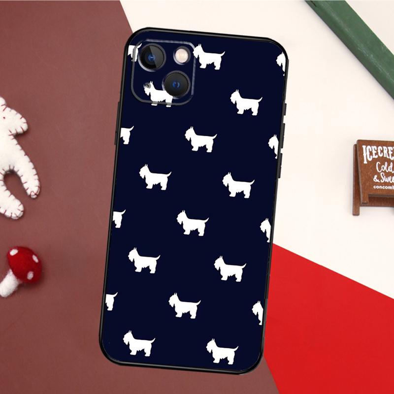 Schnauzer Puppy Dog Case For iPhone 13 Pro Max 16 15 11 12 14 17 Pro Max mini 15 16 Plus 16e 17 Air Back Cover
