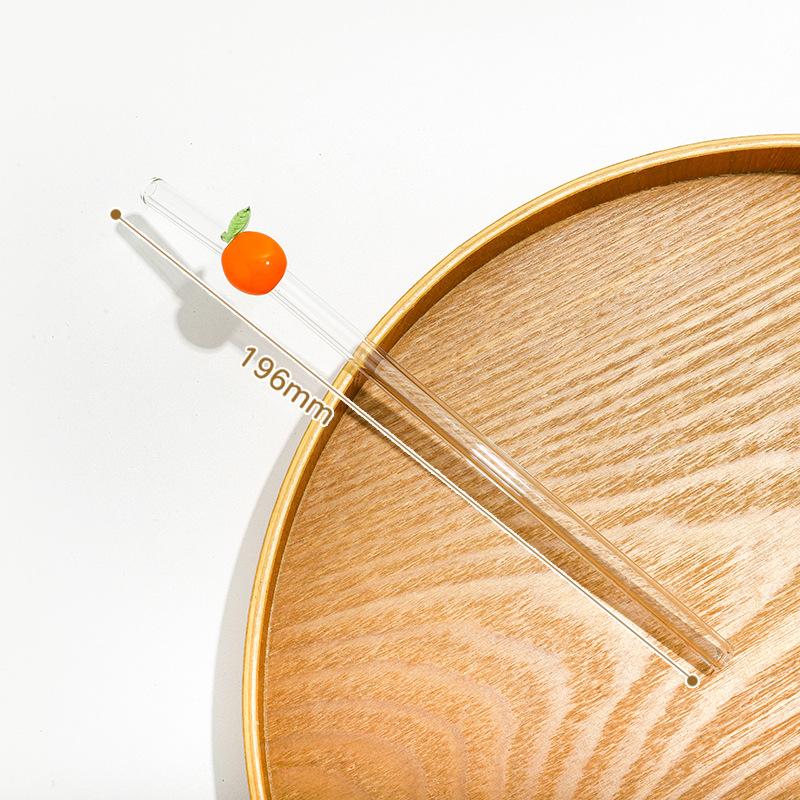 Flexible Glass Straw Set, Includes Cleaning Brush, Ideal For Milkshakes & Sodas, Perfect Gift For Birthdays & Weddings