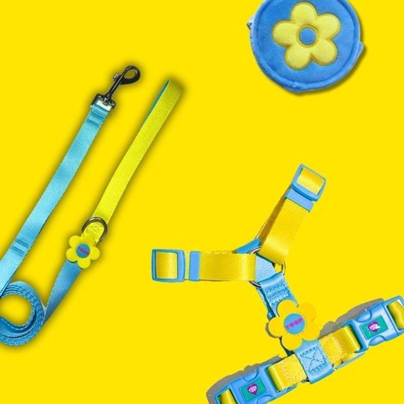 TOOF Flower Logo H Harness l Yellow Blue