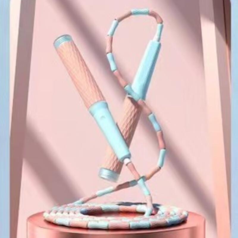 Детская цветная скакалка с бусинами, не запутывающаяся