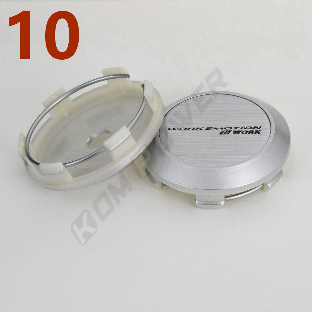 4PCS OD 68MM / ID 64MM Center Rim Cap WORK EMOTION EQUIP MEISTER VS Emblem Wheel Cover Cap Wheel Hub Cap