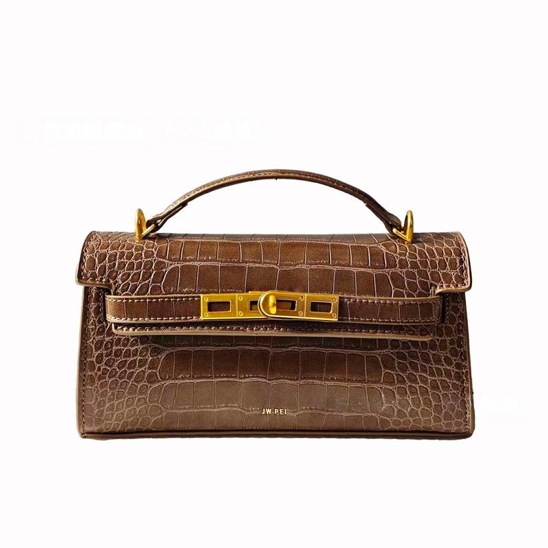 JW PEI Sac Bandoulière Minimaliste Urbain Motif Cuir Noor Nouveau Style Premium pour Femmes - Sac Polyvalent Quotidien