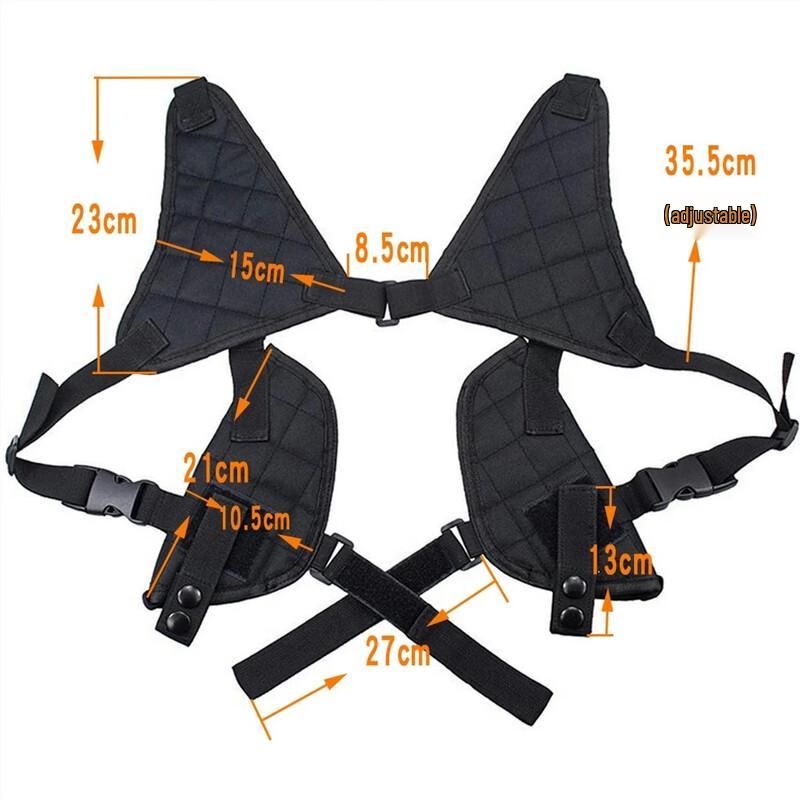 TLXT Tactical Double Shoulder Holster for 1911