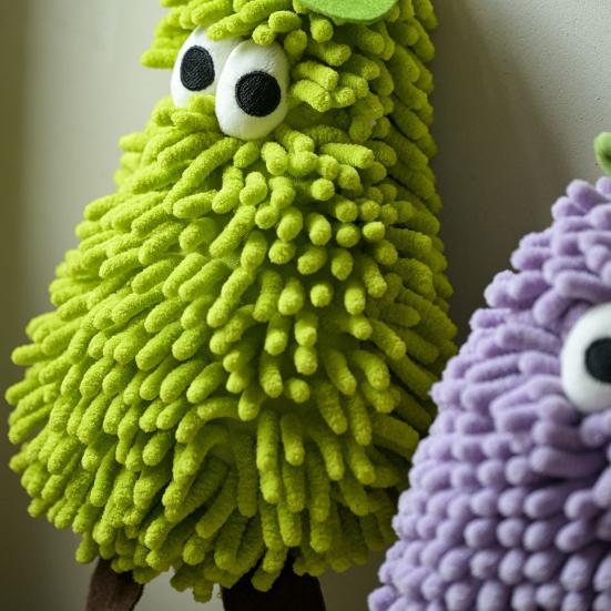 Chenille Hand Towel Soft Absorbent Microfiber Towels Bathroom Three-dimensional Fruit Shape Quick Drying Hand Towel