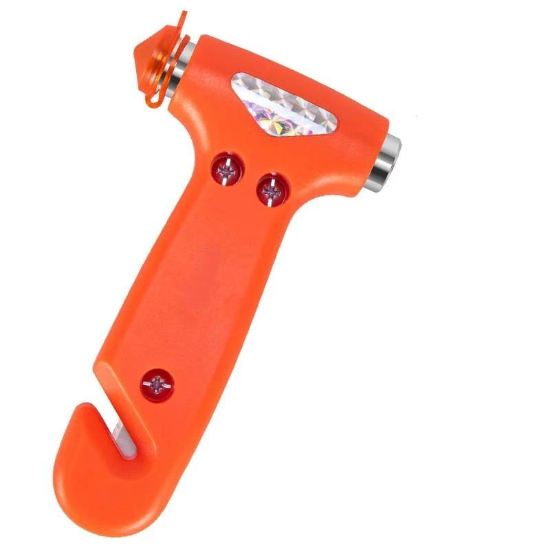 Car Safety Hammer Seatbelt Cutter Auto Emergency Escape Hammer Glass Breaker and Seat Belt Cutter Striking Escape Tool for Car