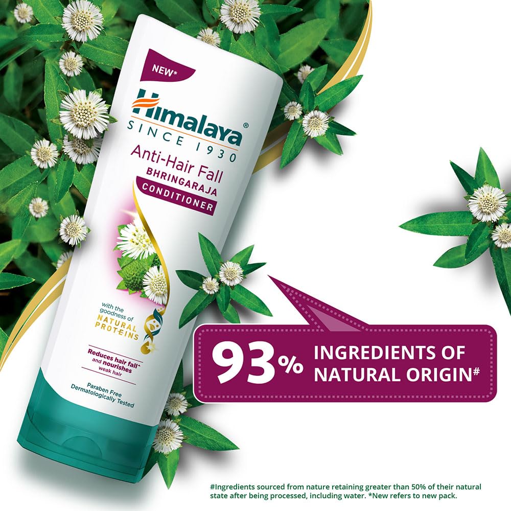 Himalaya Anti Hair Fall Bhringaraja Conditioner 80Ml For Stronger Hair Roots Smooth Nourished Strands Reduced Breakage And Healthy Shine