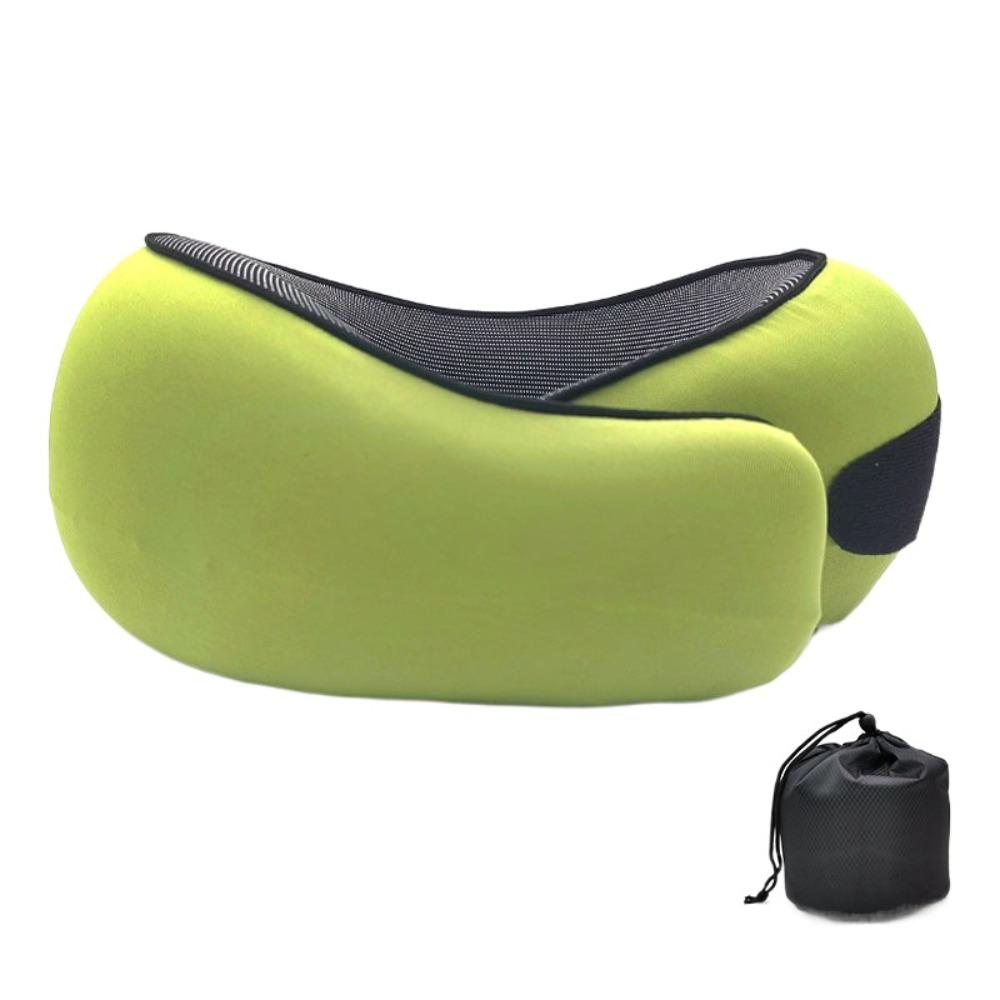 Adjustable Memory Foam Pillow U-shaped Camping Sleeping Cushion Portable Travel Neck Pillow