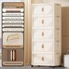 Foldable Multi-Layer Storage Cabinet for Clothing, Snacks, Books, and Toys