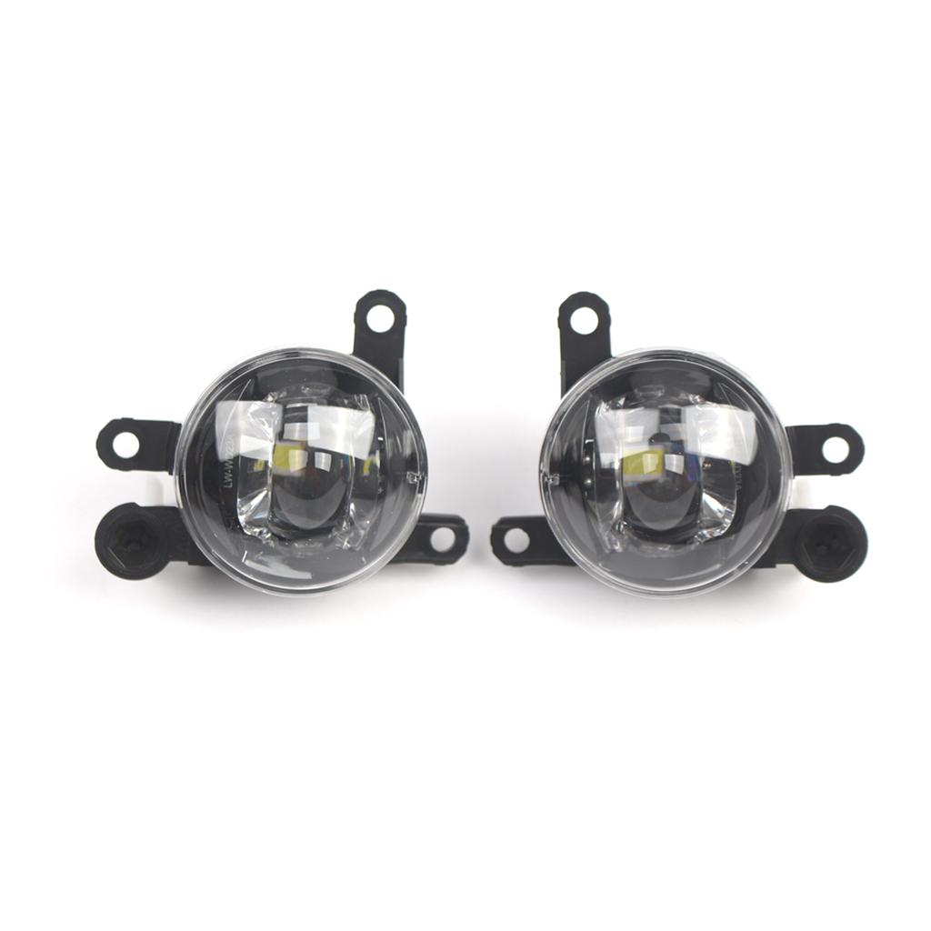 For Corsa-F C5-X Automotive Foggy Lights Rust Proof Front Bumper Fog Lamp Round Foglights Replacement for Foggy Weather Driving