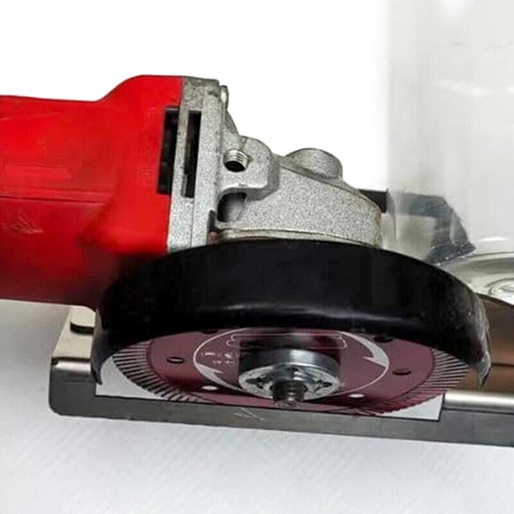 45° Tile Angle Grinder Stand,Universal Cutting Ceramic Chamfering Tool for Angle Grinders,Sturdy Stainless Steel Chamfer Tools