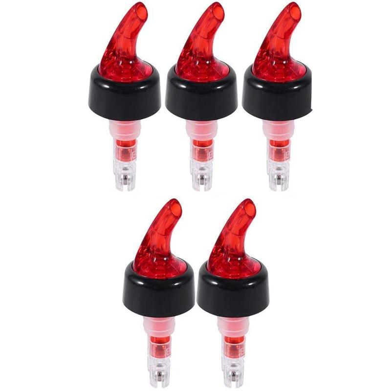 30ml Plastic Liquor Pourer Olive Oil Wine Bottle Pour Spout Plug Stopper Cork Wine Dispenser Leakproof Bar Supplies