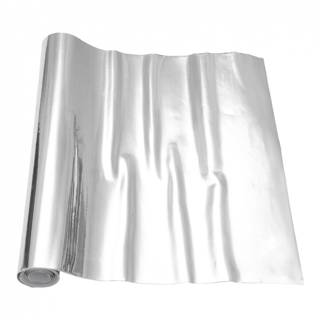 Silber Chrom Autoaufkleber Spiegel Vinyl Wrap Folie Aufkleber Anti-UV Wasserdicht