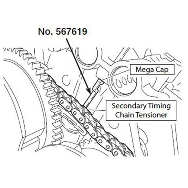 Ford Timing Tool for Edge, Mustang, Explorer, MKX 3.5L, 3.7L, V6 Engines