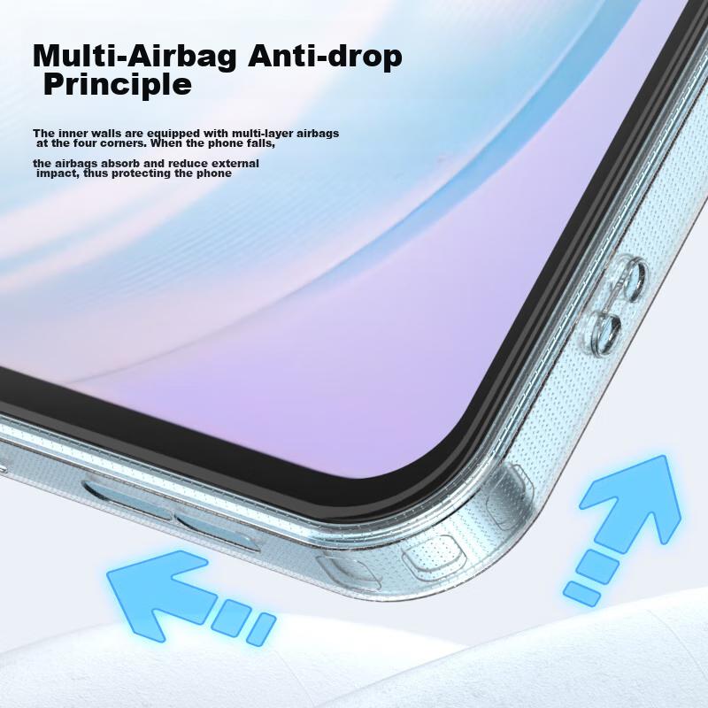 Redmi K40 Phone Case, Redmi K40Pro Case Universal, Full Lens Protection Fully Transparent Case, Air Cushion Ultra-Thin TPU Soft Case Anti-Fingerprint