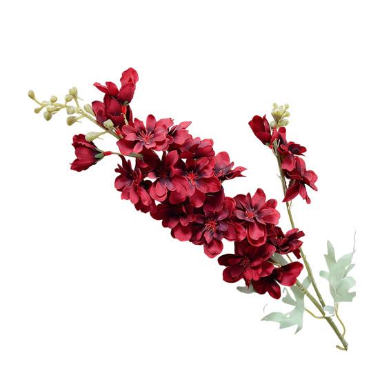 

Искусственный цветок для вазы, устойчивый к УФ-излучению, из искусственного шелка, цветок гиацинта, 34 дюйма, длинный стебель, искусственный цветок для свадьбы, дома, офиса, весенне-летнего цветочного оформления красный