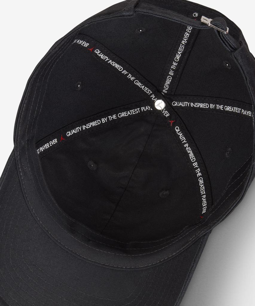 NIKE Jordan Club Unstructured Curve Bill Cap - Black:White / Hq1963-010
