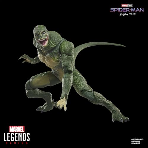 Hasbro Marvel Legends Series Lizard, Spider-Man: No Way Home Deluxe Collectible 7.5-inch Action Figure G0593, Authentic