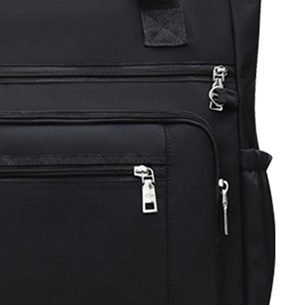 Women Shoulder Bag Single Shoulder Hand Bag Black Nylon Large Capacity for Travel Office Black Free