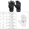 Thicken Winter Ski Cycling Gloves Black Velvet Waterproof Touchscreen Gloves Keep Warm Motorbike Horse Riding Running Gloves