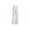 Originals X Hello Kitty Loose Logo Floral Embroidery Elastic Waist Knitted Sweatpants Women Bottoms Pink II0758