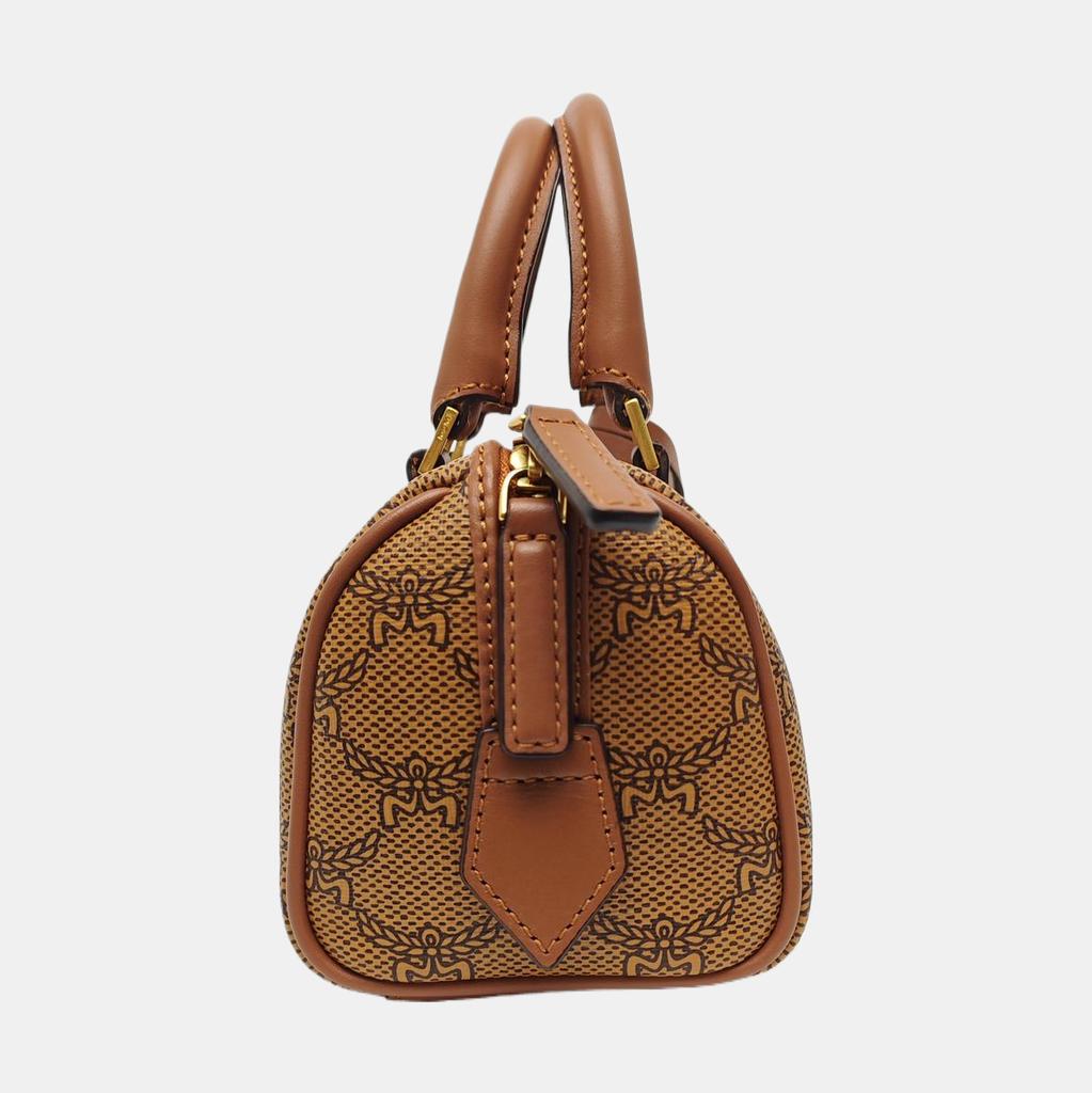 [Pre-Owned] Ella Lauretos Aw24 Monogram Coated Canvas Boston Bag Crossbody Tote Mini - Excellent #1YEHAA5