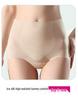 Ice Silk Seamless Women's High Waist Tummy Control Hip Lift Panties – Cool Feel, Thin, Plus Size, Postpartum Shaping.
