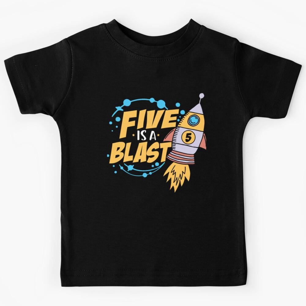 Birthday 5 rocket Kids T-Shirt 170