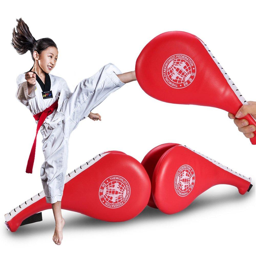 Double Hand Boxing Punching Mitts for Muay and Martial Arts Relieves Enjoy the Sound of Clean One Pair for Right and Left Mitts, Mitts, Kickboxing,