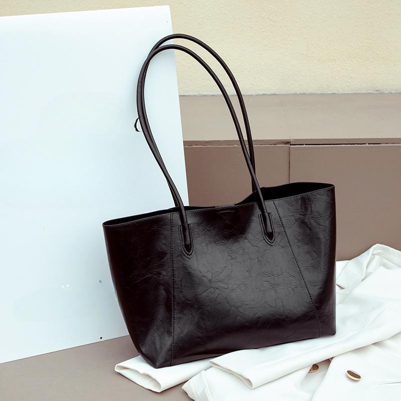 

Модная женская сумка через плечо Весна и лето Универсальная новая простая сумка-тоут Большая вместимость Женская сумка для работы Сумка